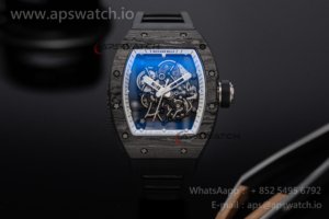 RM055 NTPT APSF 1:1 Best Edition White Bezel Black Crown on Rubber Strap RMUL2 Super Clone