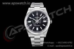 Oyster Perpetual 124300 41mm VSF 1:1 Best Edition 904L Steel Black Dial VS3235
