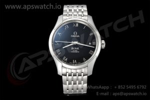 Omega – De Ville Mens Co-Axial 1:1 Best Edition 41mm SS/SS Black/Roman VSF A8500