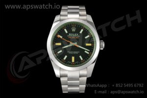 Milgauss 116400 GV 904L Steel VSF 1:1 Best Edition Black Dial on Bracelet SA3131