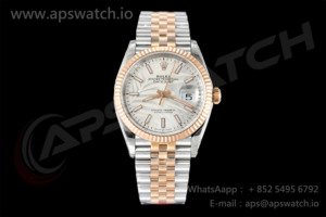 Datejust 126231 36mm VSF 1:1 Best Edition SS/RG Silver Palm Motif/Stk VS3235