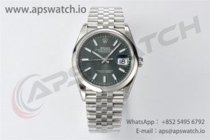 DateJust 36mm SS 126200 VSF 1:1 Best Edition 904L Steel Green Dial on Jubilee Bracelet VS3235