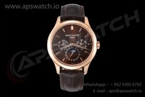 Perpetual Calendar 5140 RG 3KF Best Edition Brown Dial on Brown Leather Strap A240