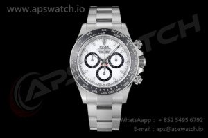 Daytona 116500 BTF 1:1 Best Edition 904L SS Case and Bracelet White Dial SA4130