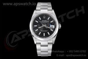DateJust 36mm 126200 904L SS VSF 1:1 Best Edition Black Dial on Oyster Bracelet VS3235