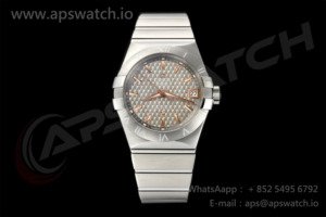 Constellation 38mm SS VSF 1:1 Best Edition Beige Textured Dial on SS Bracelet A8500 Super Clone