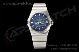 Constellation 38mm SS VSF 1:1 Best Edition Blue Textured Dial on SS Bracelet A8500 Super Clone