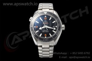 Planet Ocean 45mm SS/SS Black Dial VSF 1:1 Best Edition on SS Bracelet Asia 8500