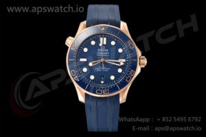 Seamaster Diver 300M 42mm SS/YG VSF 1:1 Best Edition YG Bezel Blue Dial on SS/YG Bracelet A8800